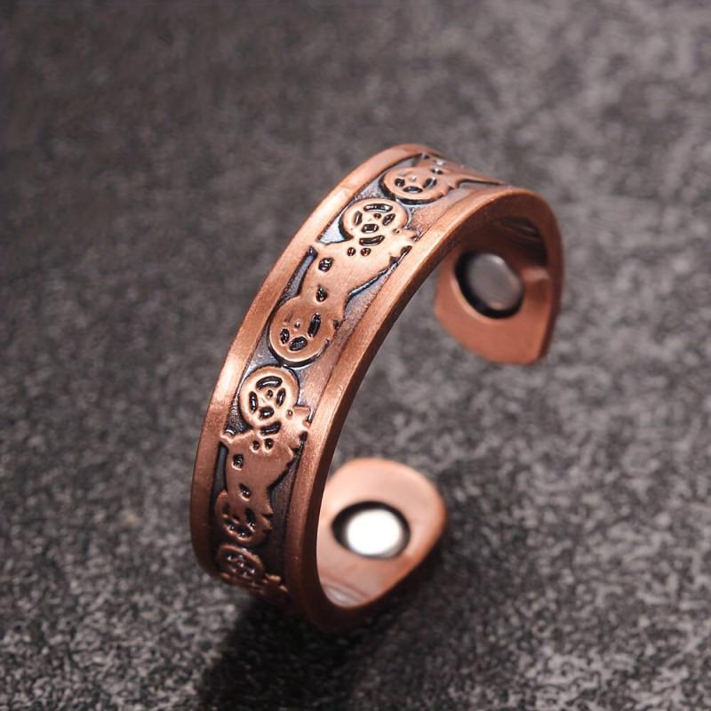 1pc Adjustable Magnetic Rings Finger Thumbs Strong Magnets 99% Pure Copper