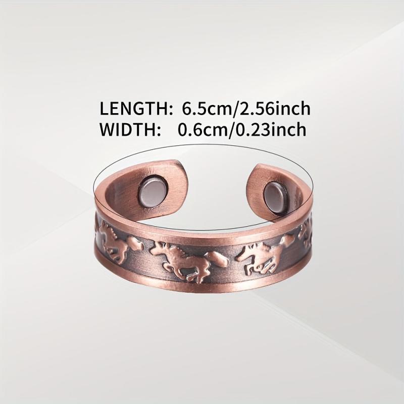 1pc Adjustable Magnetic Rings Finger Thumbs Strong Magnets 99% Pure Copper