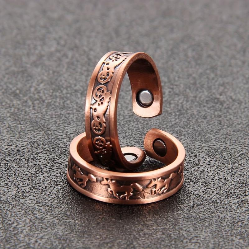 1pc Adjustable Magnetic Rings Finger Thumbs Strong Magnets 99% Pure Copper