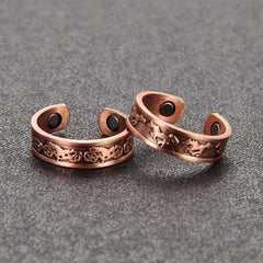 1pc Adjustable Magnetic Rings Finger Thumbs Strong Magnets 99% Pure Copper
