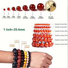 100pcs 8mm Dark Cat Eye Beads Round Nude Gemstone Beads for Jewelry Making