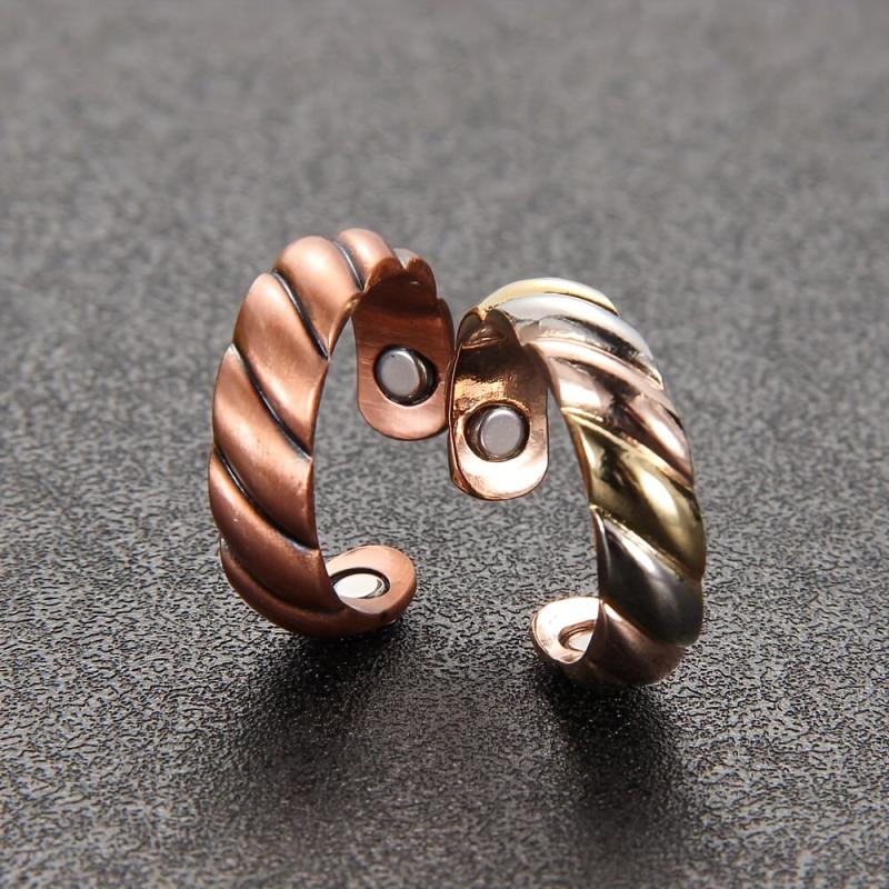 Pure Copper Magnetic Ring For Women Ladies Fingers Thumb Gift