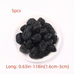 5pcs Volcanic Stone Raw Stone Irregular Crushed Stone Energy Diffuser Ornament
