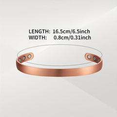 Copper Magnetic Bracelet Women Pure Copper Bangle Jewelry