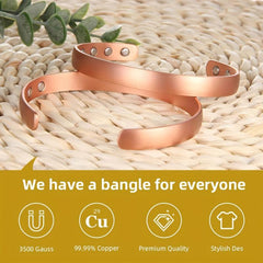 Copper Magnetic Bracelet Women Pure Copper Bangle Jewelry