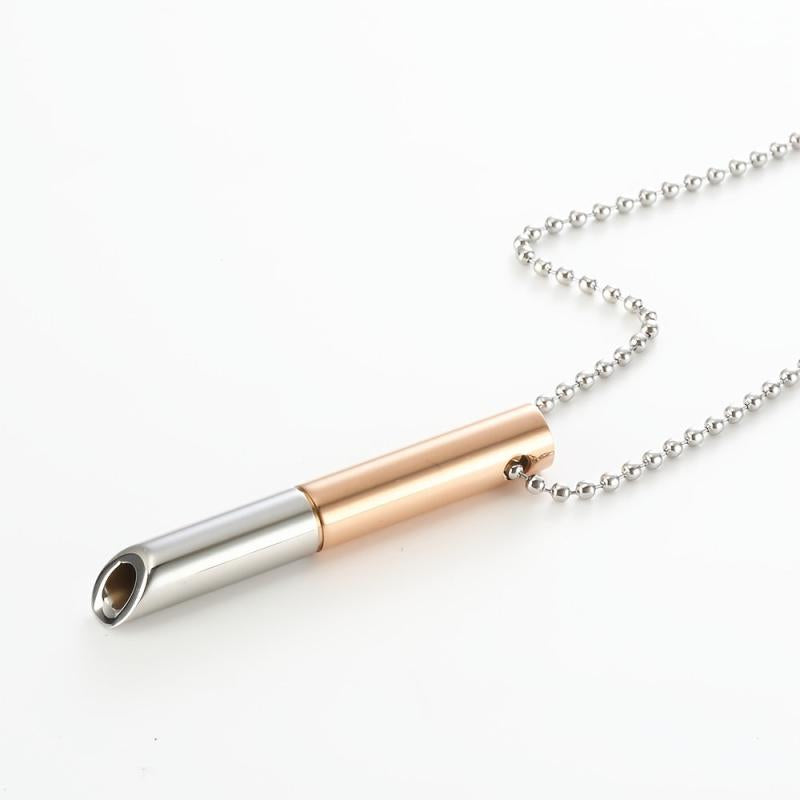 Stainless Steel Meditation Pendant for Stress Relief