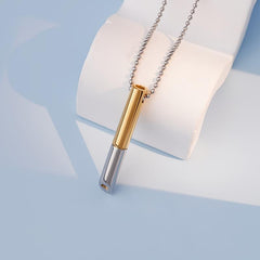 Stainless Steel Meditation Pendant for Stress Relief