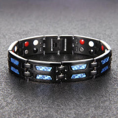 Fiber Patch Titanium Steel Bracelet Daily Birthday Gift for Men