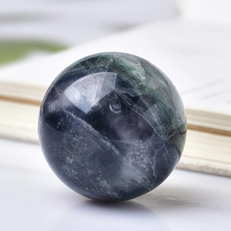 Natural Fluorite Sphere Crystal Raw Healing Stone