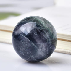 Natural Fluorite Sphere Crystal Raw Healing Stone