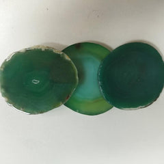 Natural Agate Wind Chime Pieces for Jewelry Crafts and Coasters