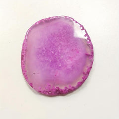 Natural Agate Wind Chime Pieces for Jewelry Crafts and Coasters