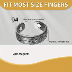 Copper Bracelet Magnetic with 6X Strength Magnets Adjustable Size