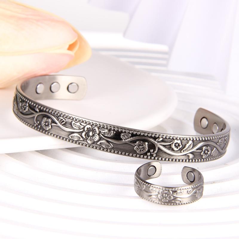 Copper Bracelet Magnetic with 6X Strength Magnets Adjustable Size