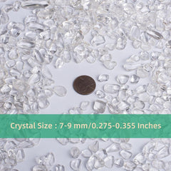 Clear Quartz Crystal Chips 0.7-0.85 cm