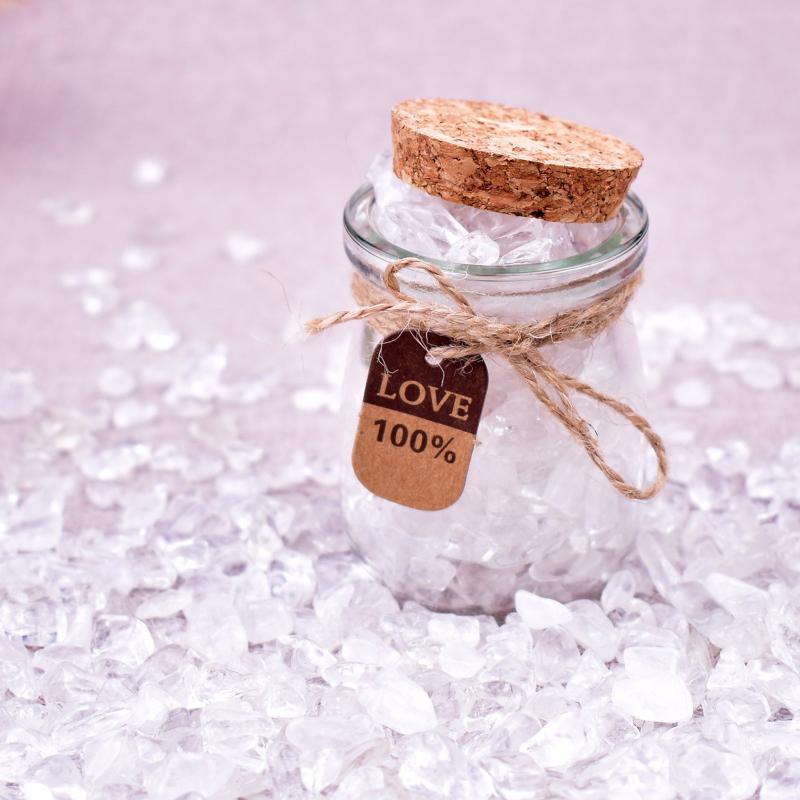 Clear Quartz Crystal Chips 0.7-0.85 cm