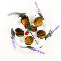 Tiger's Eye Crystal Chakra Stones for Kids