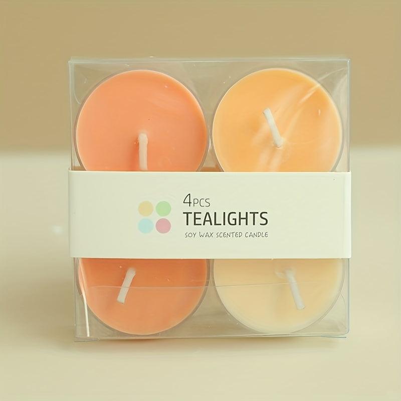 Aromatherapy Candles Set for Home and Sleep Aid - 4pcs