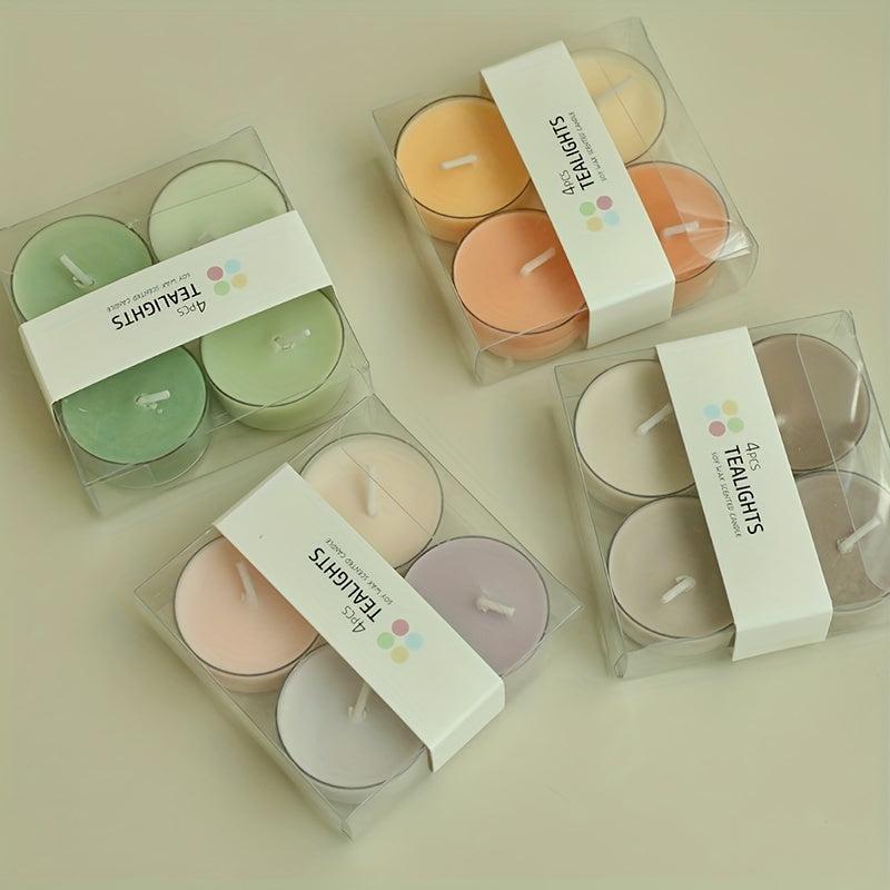 Aromatherapy Candles Set for Home and Sleep Aid - 4pcs