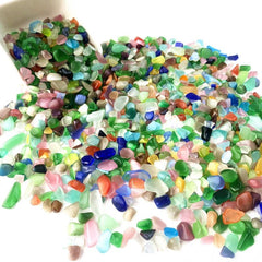 100g 200g Natural Cat's Eye Stone Crystal Chips Polished Stones