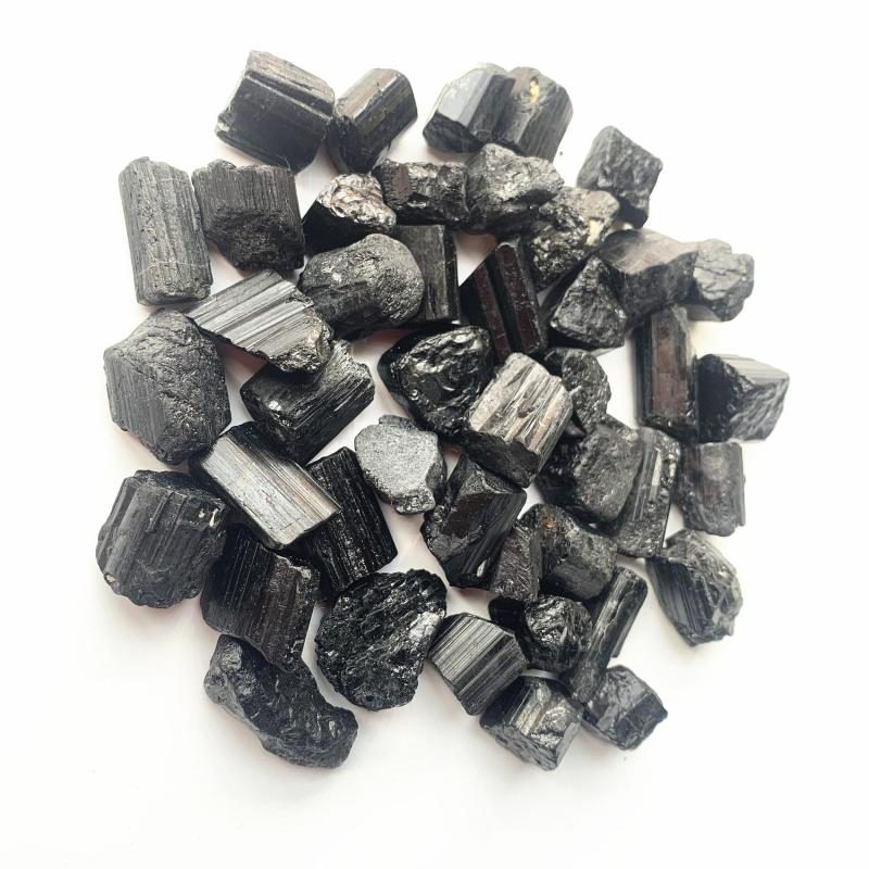 2oz 5oz Natural Tourmaline Raw Stone for Healing Home Decor & Aquarium