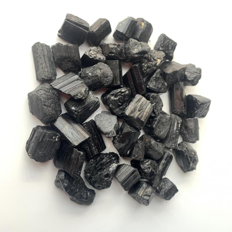 2oz 5oz Natural Tourmaline Raw Stone for Healing Home Decor & Aquarium