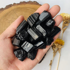 2oz 5oz Natural Tourmaline Raw Stone for Healing Home Decor & Aquarium
