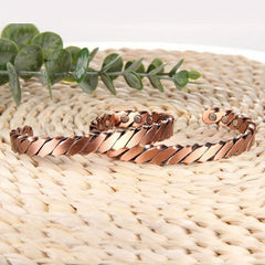 Copper Magnetic Bracelet for Women - Copper Cuff Bangle