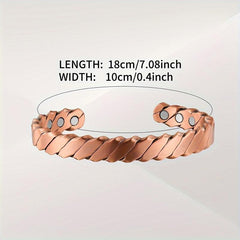 Copper Magnetic Bracelet for Women - Copper Cuff Bangle