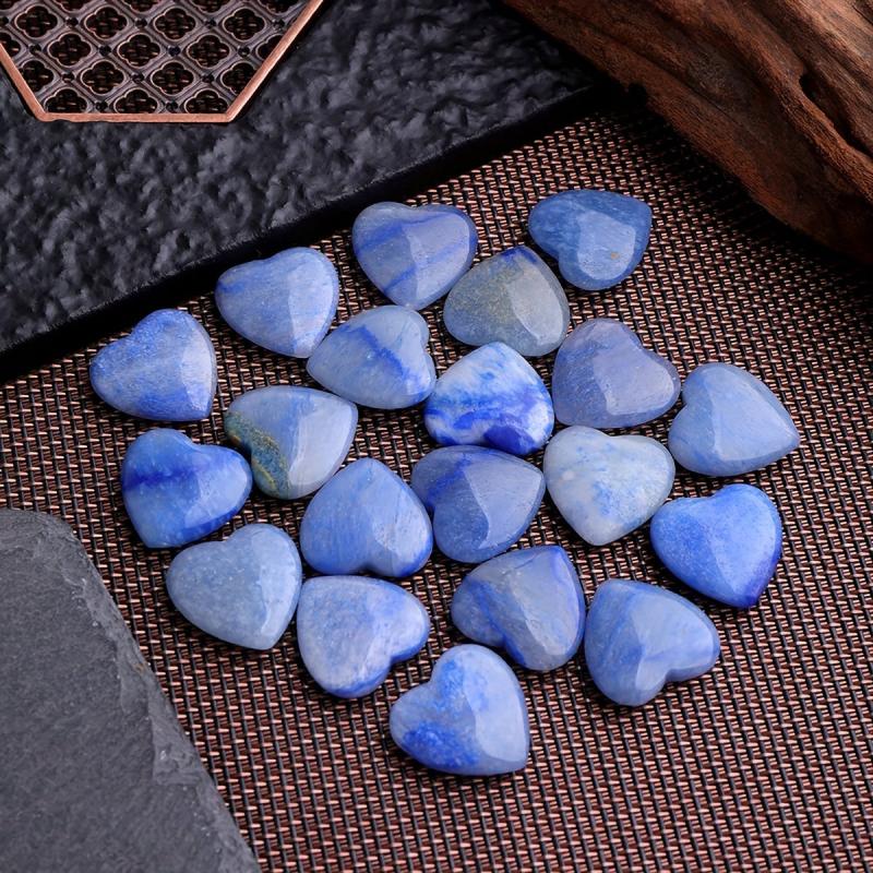 Healing Crystal Dongling Tomb Stone Heart Love Palm Worry Stone Chakra Reiki