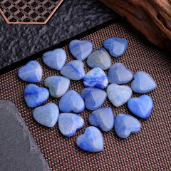 Healing Crystal Dongling Tomb Stone Heart Love Palm Worry Stone Chakra Reiki