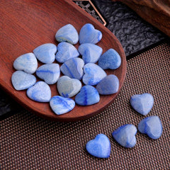 Healing Crystal Dongling Tomb Stone Heart Love Palm Worry Stone Chakra Reiki