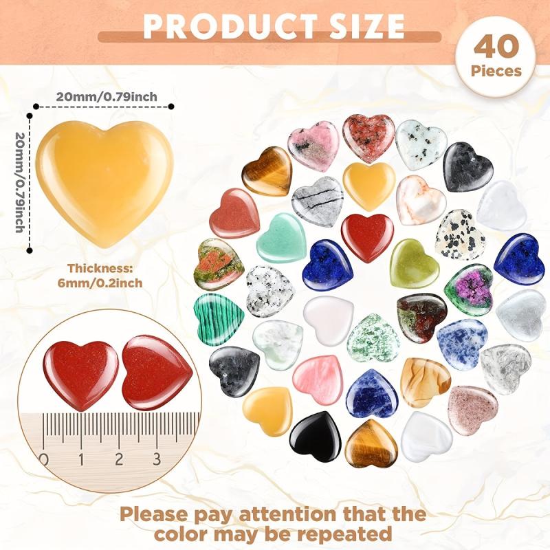 Healing Crystal Dongling Tomb Stone Heart Love Palm Worry Stone Chakra Reiki