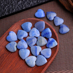 Healing Crystal Dongling Tomb Stone Heart Love Palm Worry Stone Chakra Reiki