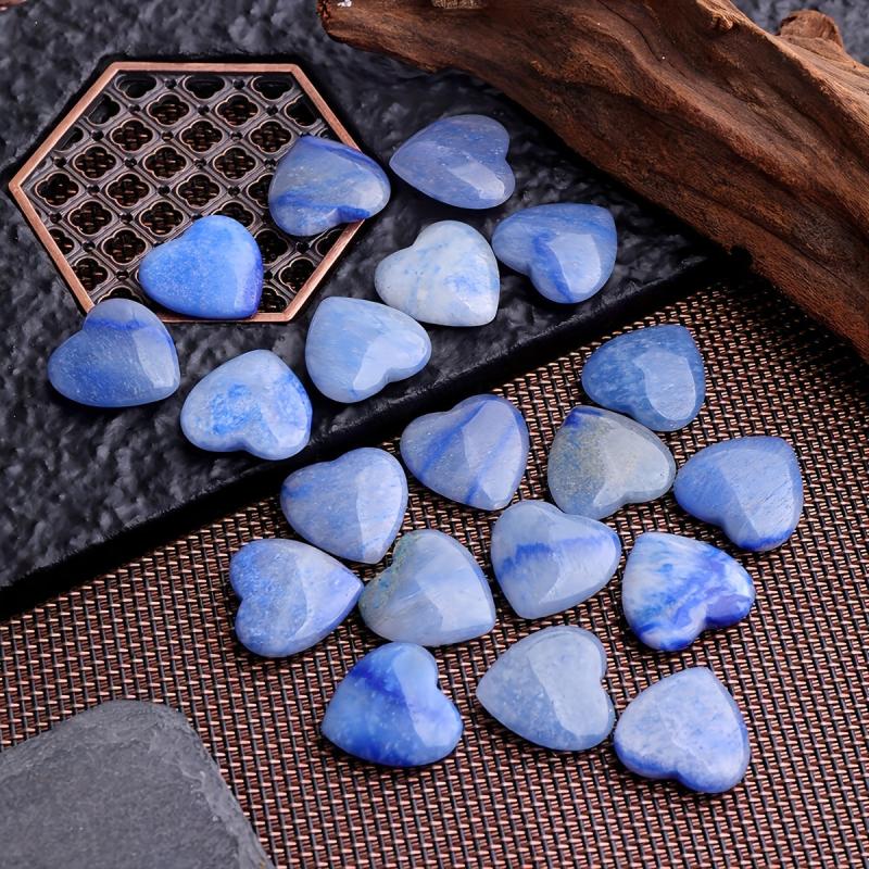 Healing Crystal Dongling Tomb Stone Heart Love Palm Worry Stone Chakra Reiki