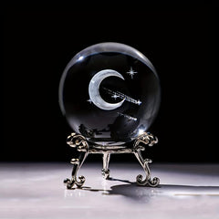 Luminous Square Crystal Ball Birthday Keepsake Glass Ball