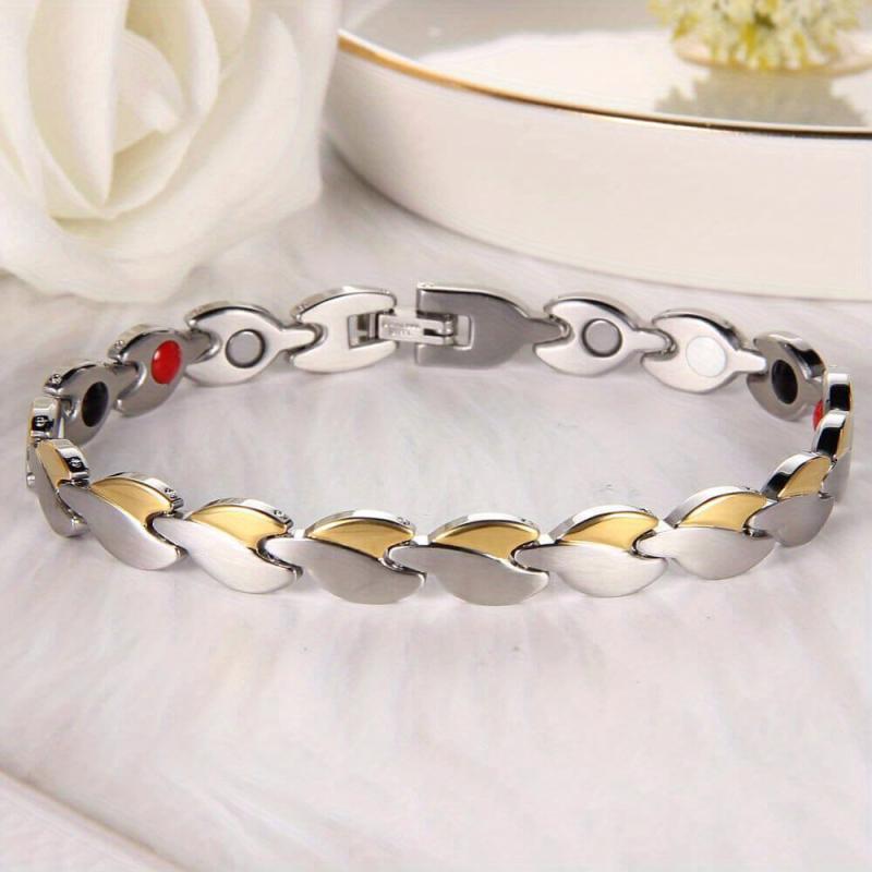 Women's Titanium Steel Magnetic Bracelet with Neodymium Magnets