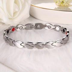 Women's Titanium Steel Magnetic Bracelet with Neodymium Magnets