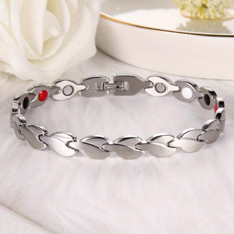 Women's Titanium Steel Magnetic Bracelet with Neodymium Magnets