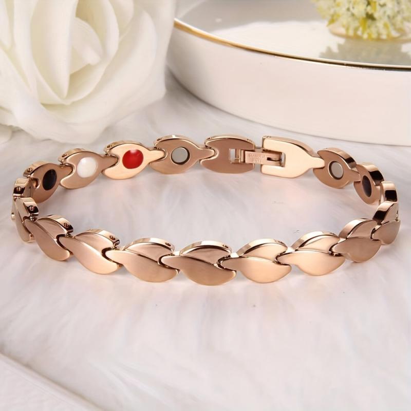 Women's Titanium Steel Magnetic Bracelet with Neodymium Magnets