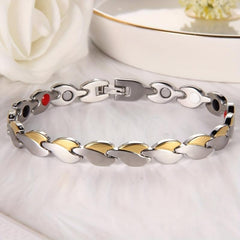 Women's Titanium Steel Magnetic Bracelet with Neodymium Magnets