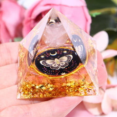 Orgone Pyramid Healing Crystal Stress Relief Chakra Reiki