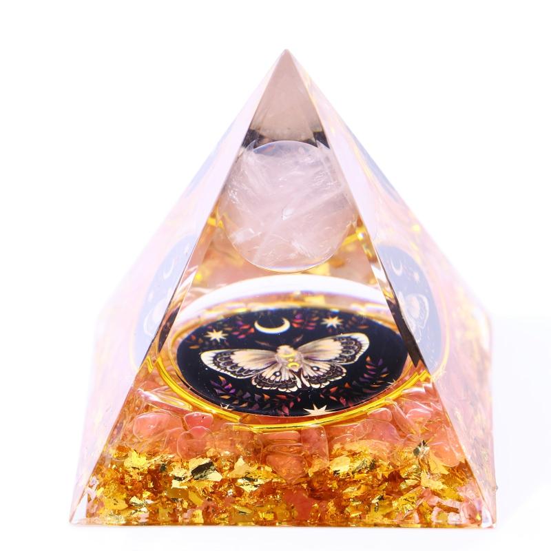 Orgone Pyramid Healing Crystal Stress Relief Chakra Reiki