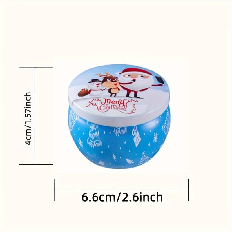 12pcs Christmas Scented Candles Set Soy Wax Aromatherapy Gift