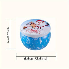 12pcs Christmas Scented Candles Set Soy Wax Aromatherapy Gift