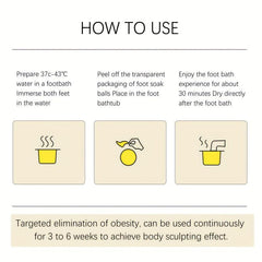 Ginger Foot Bath Effervescent Tablets - Disperse Cold, Nourish Skin