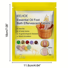 Ginger Foot Bath Effervescent Tablets - Disperse Cold, Nourish Skin