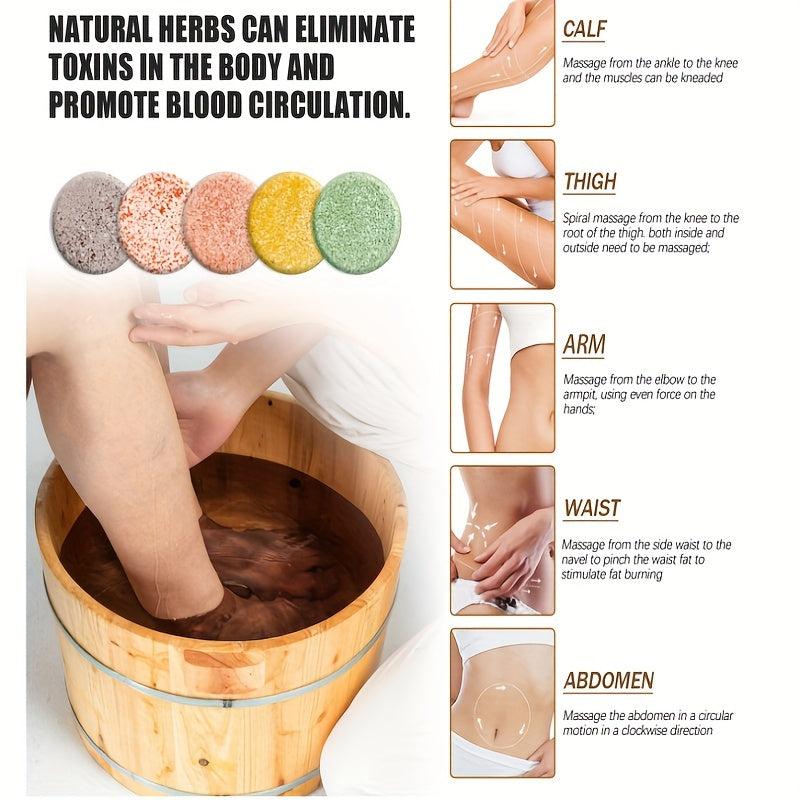 Ginger Foot Bath Effervescent Tablets - Disperse Cold, Nourish Skin