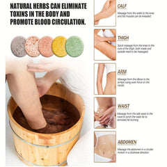 Ginger Foot Bath Effervescent Tablets - Disperse Cold, Nourish Skin