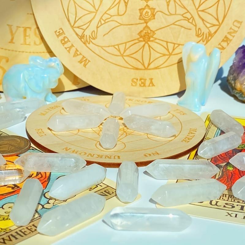 Clear Quartz Healing Crystals Wands Polished Tumbled Stones Bulk